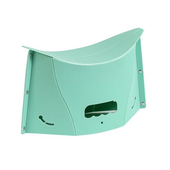 Folding Stool Ergonomic Design Portable Seat Travel Stool for Knee Relief Handle Holes Travel Camping Fishing