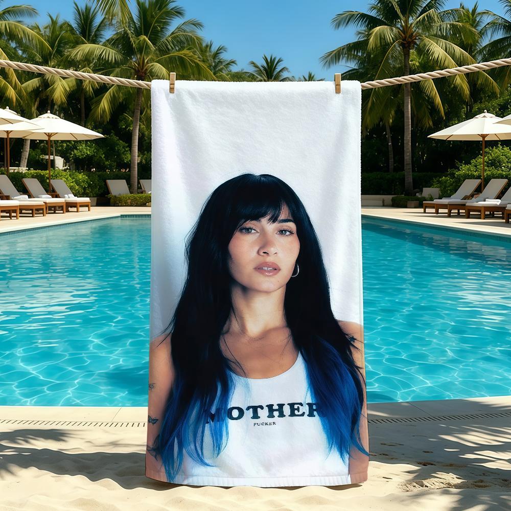Towel A-Aitana For Azul Outdoor Camping Beach Towel Super Absorbent Quick-Drying Summer Ainger Cuarto Towel