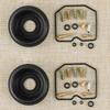 2sets Carburetor Repair Rebuild Kit Plunger Diaphragm Fit for Kawasaki KAF450 B1 Mule 1000 UTV 88