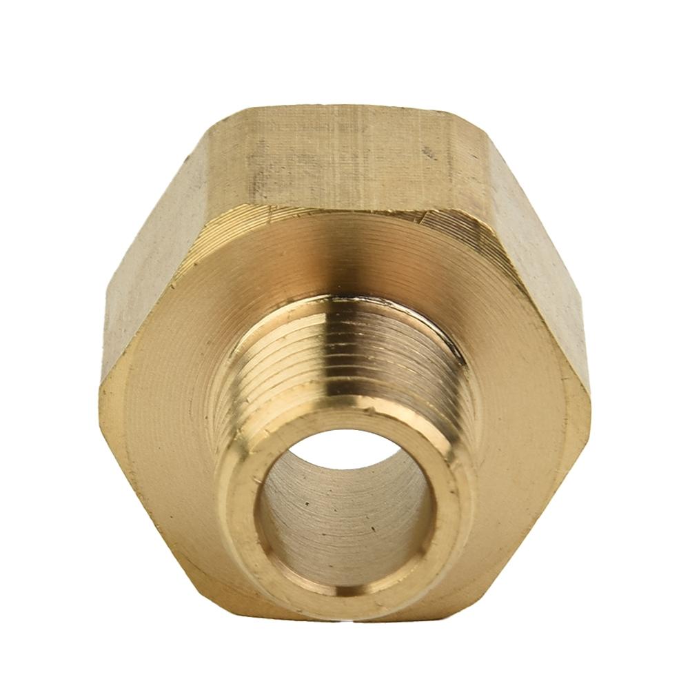 Leak proof Hose Adapter Golden 3cm 1.18inch For Pressure Brass Connector