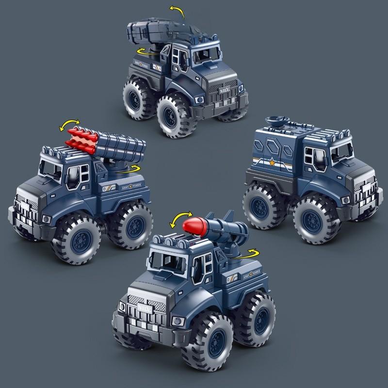 Simulation Military Missile Vehicle Childrens Inertia Toy For Interaction Parent