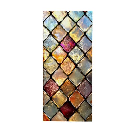 Static Glass Sticker Colored Glass Texture Window Film UV Light