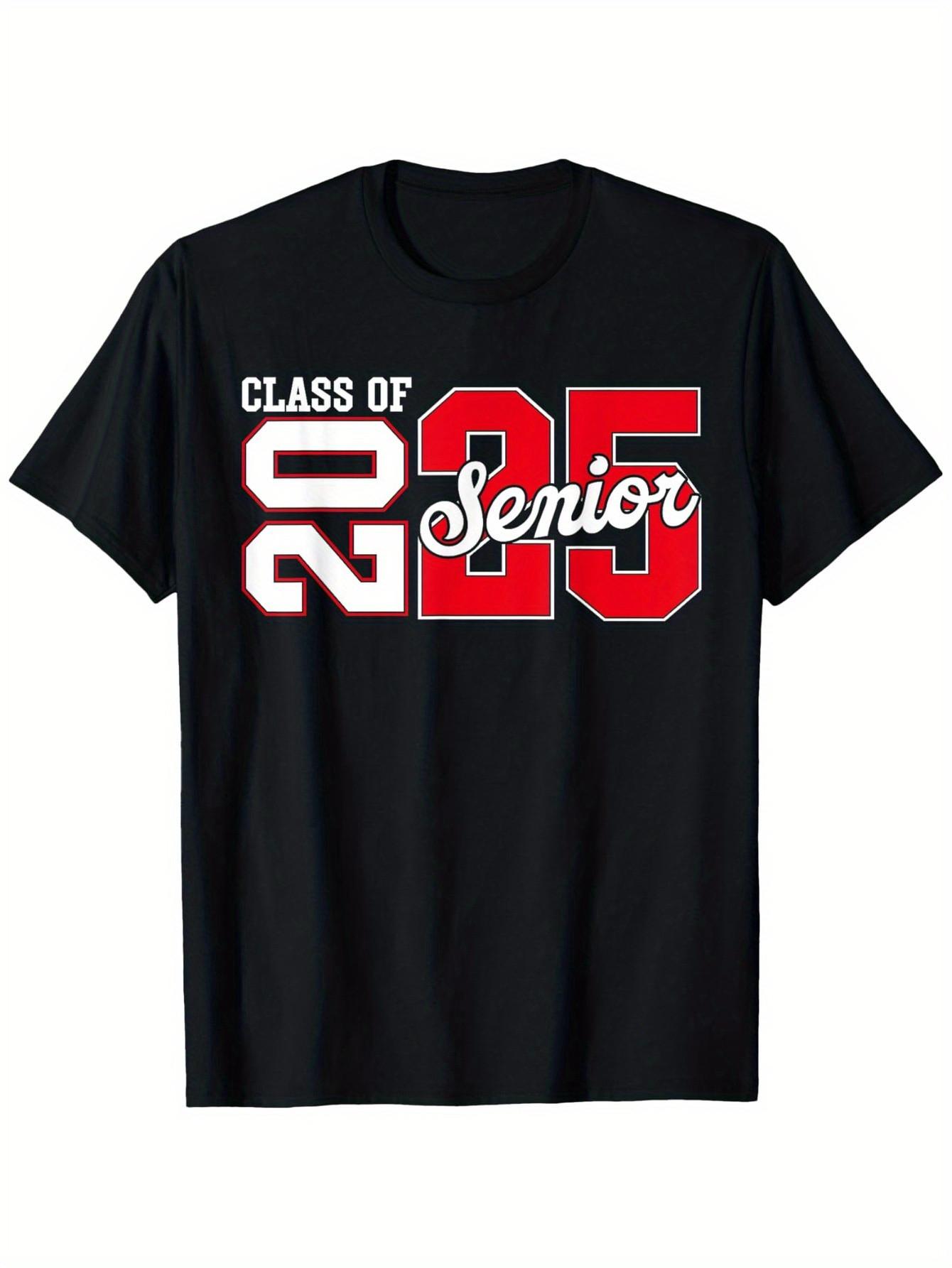 Top Pick Mens Class of 2025 Senior Graduation TShirt S