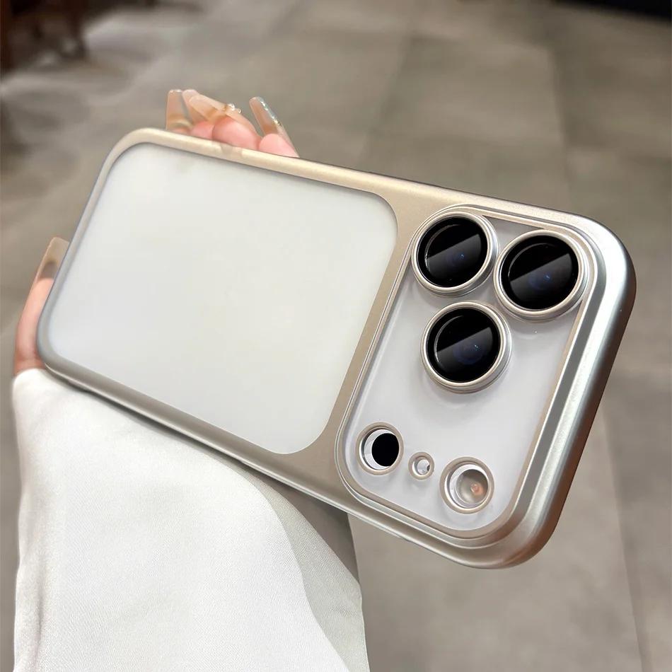 New Plating Frosted Translucent Thin Phone Case For For Iphone 17 Air 16 1 14 Pro Max Series Official Cosmic Orange Bumper Cover