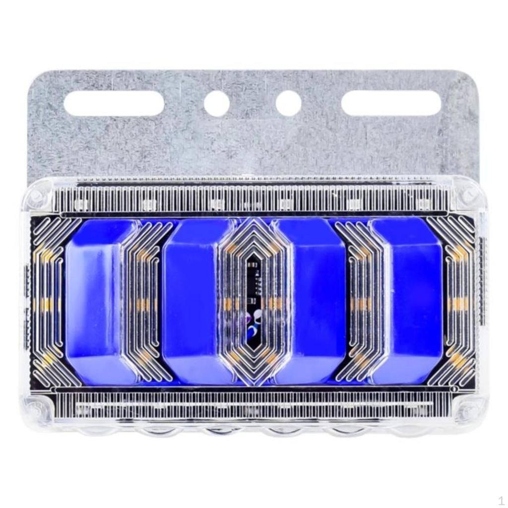 24V Vehicle Side Marker Light, Waterproof Lightemitting Diode, Highbrightness Ground Light Red 1