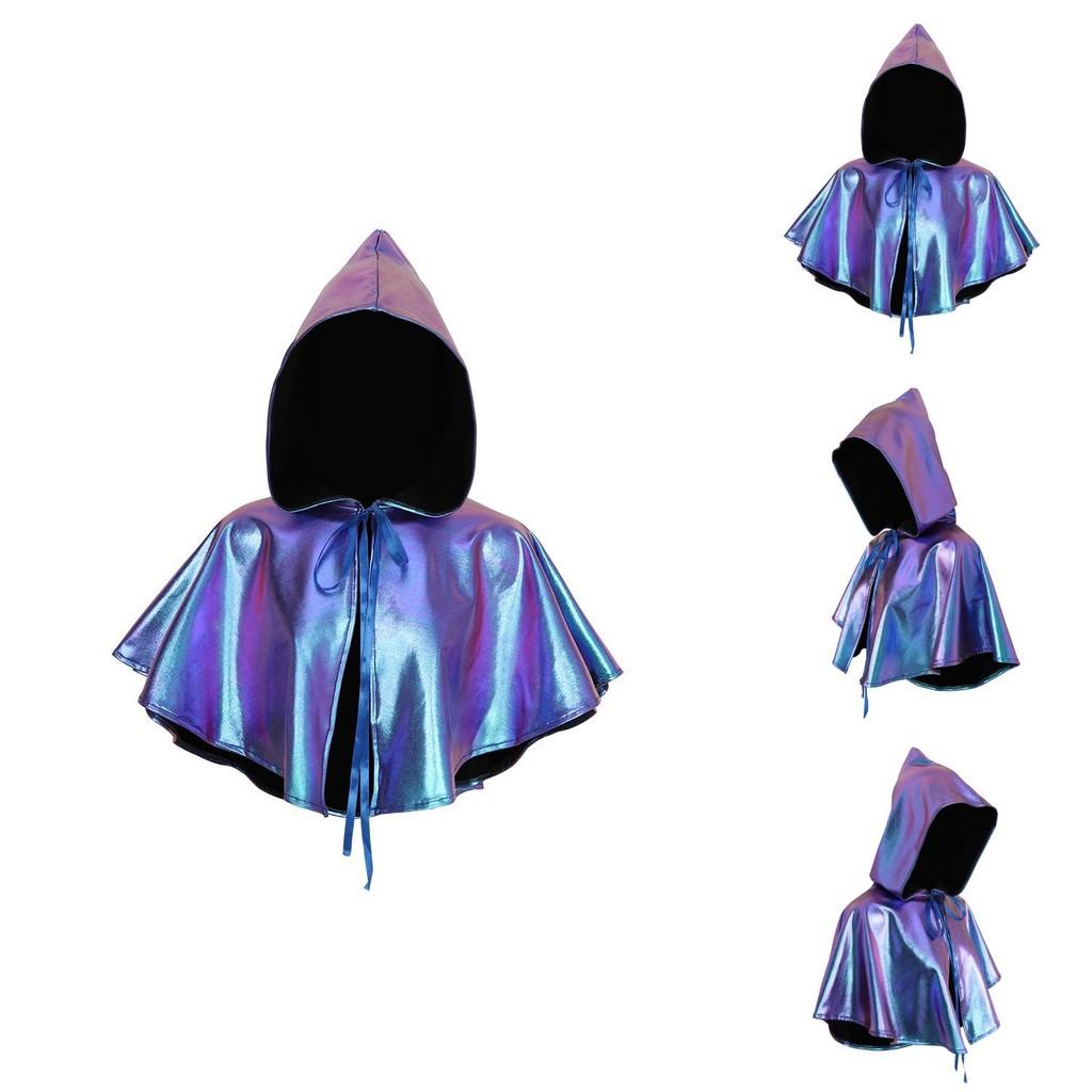 Gothic Vampire Cloak With Polyester Material For Cosplay And Fantasy Role Play
