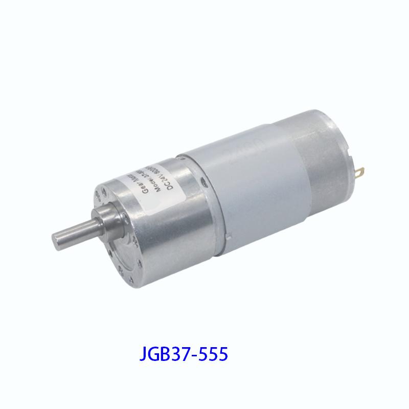 37MM JGB37-555 High Torque Low Speed 12V 24V Electric DC Gear Motor Micro Dc Gearbox Reduction Motor Geared Motor for Robot Arm