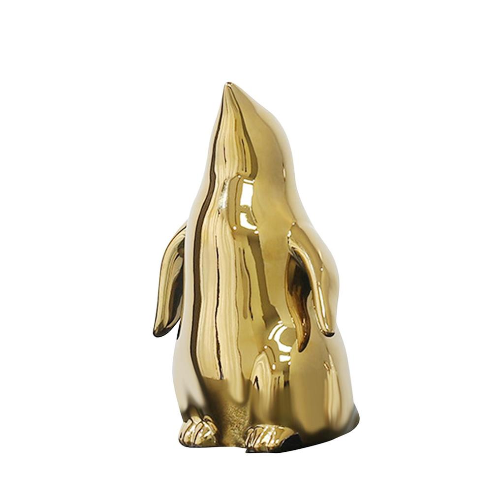 3 Pieces Penguin Sculpture Statue Porcelain Ceramic Decorative Nordic