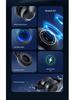 Luminous Bluetooth Headset: Foldable, High-Value, Head-Mounted for Gaming & Music