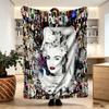 Marilyn Monroe Print Deken - Zacht & Comfortabel, voor Slaapkamer, Reizen, Bank, Huisdecoratie - Verjaardag Kerstcadeau voor Vriend