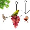 Doppelhaken-Aufhängehalterung für den Außenbereich für Vogelfutterspender Kolibri-Futterspenderhaken Metall V-förmiger Hängehaken für Garten Terrasse Deck