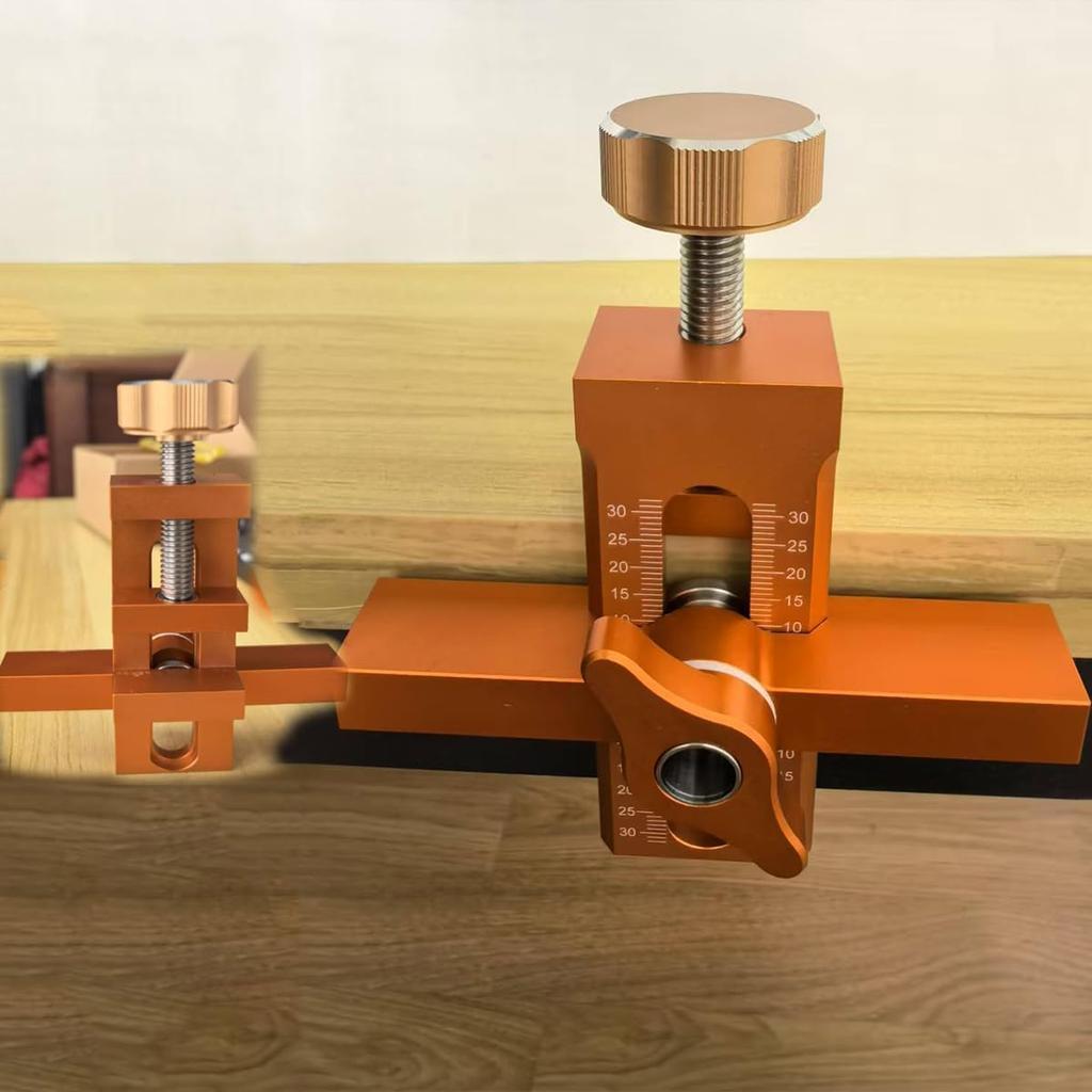 Drill Guide Cabinet Door Mounting Positioner Hole Drilling Dowel Hole Positioning Guide Mounting Clamp