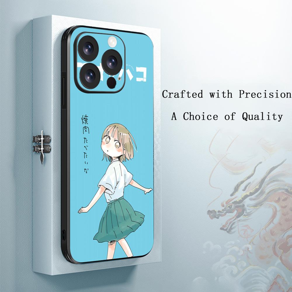 

Blue box Japan Anime pattern Phone Case For iPhone 16 15 14 13 12 11 Plus Mini Pro Max Limited Soft black Shockproof Cover iPhone 13 Mini