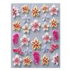 Flower Nail Art Sticker Self-adhesive DIY Home Salon Summer Floral Plants Ladybird 5D Embossed Women Fake Nail Decoration Decal