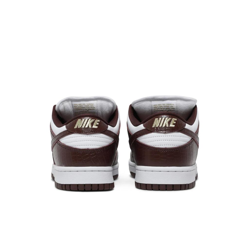 Nike Dunk Low OG SB QS 'Barkroot Brown' (Unisex) White / Metallic Gold / Barkroot Brown Skate Shoes DH3228 103