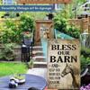 Vintage Farmhouse Metal Tin Sign Rustic Wall Art Decor 8x12 Inches Bar Backyard Home