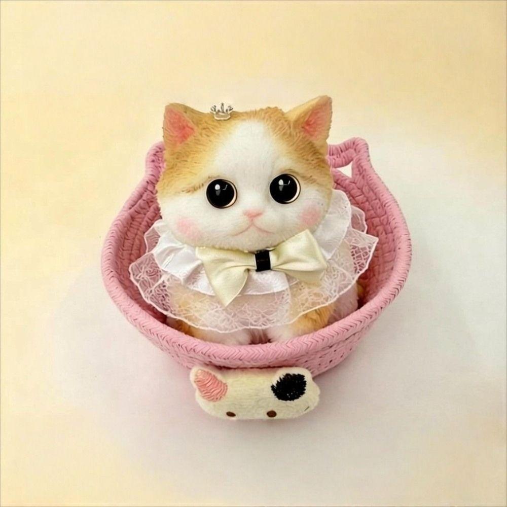 Simulated Cat Squeeze Toy Soft Rubber Anxiety Relief Toy New Slow Rebound Doll  for Kid Adult