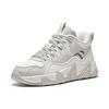 Anta Afterwave 1.0 Fleece Thick Warm Wear-Resistant Mid-Top Sneakers Men Sneakers White Gray 912448916-3