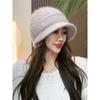 Women's New Winter Knitted Beanie with Squirrel Ear Flaps - Thickened Brim Stylish and Warm Women’s Hat