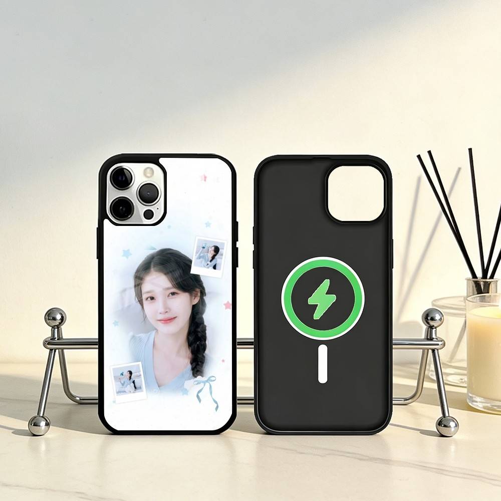 S-Singer I-IU L-Lee-Ji-Eun Phone Case For iPhone17,16,15,14,13,12,11 Plus,Pro Max Magnetic For Magsafe Wireless Charging