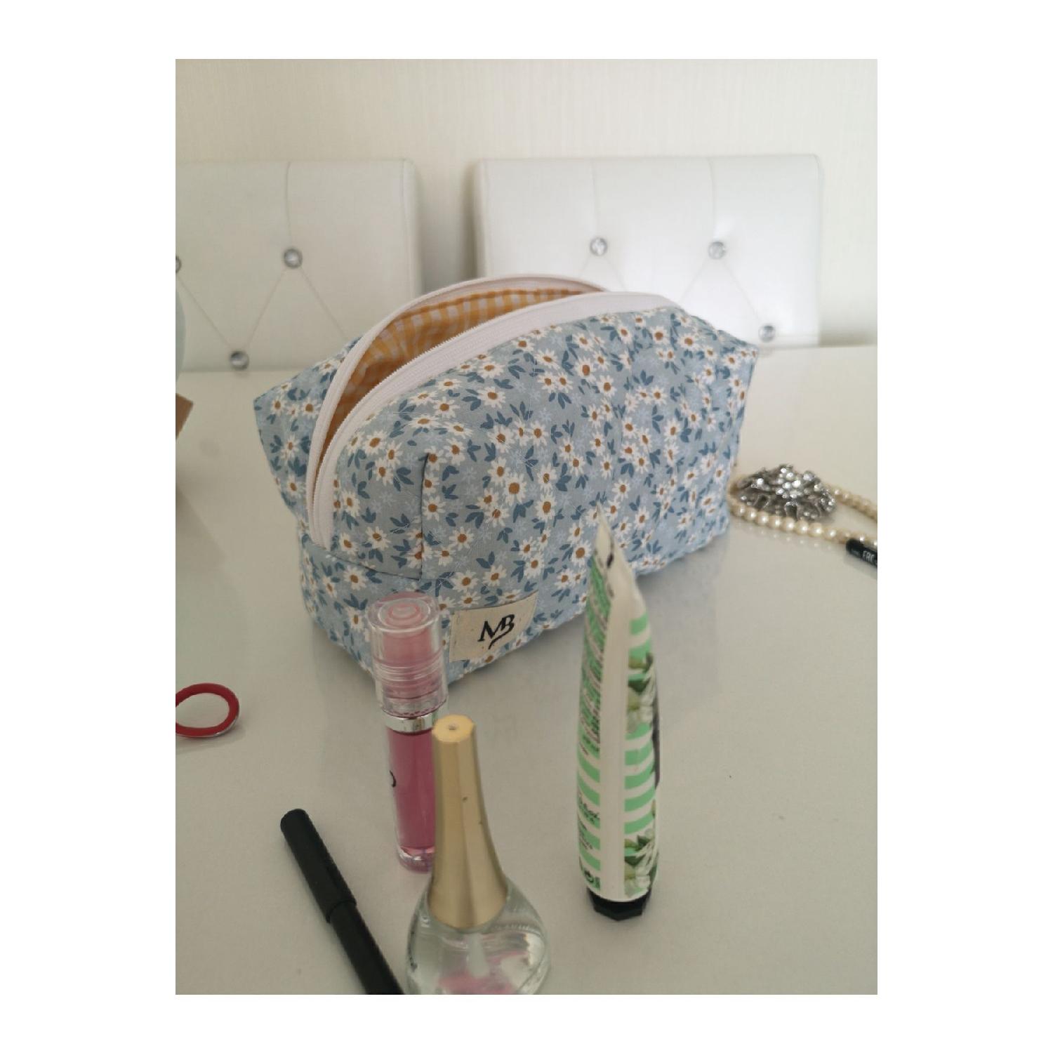 

Blue Daisy Makeup Bag-large Size синий