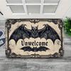 Halloween Bat Welcome Entrance Door Mat Decor Kitchen Corridor Balcony Rugs Bedroom Floor Mat Bathroom Anti-slip Doormat Decor