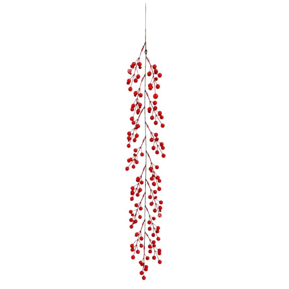 Red Faux Berry Vine Hanging Berry Garland Fashion Artificial Berry Vine Christmas Decoration