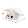 White Moth Plush Pillow Toy Soft Cartoon Moth Plushie Cute Night Butterfly Stuffed Animal Doll Xmas Birthday Gift