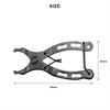 2pcs/set Mini Bike Chain Quick Link Tool Chain Clamp Repair Tools Pliers Mini Mountain Bike Quick Removal Install Plier Bicycle Accessory