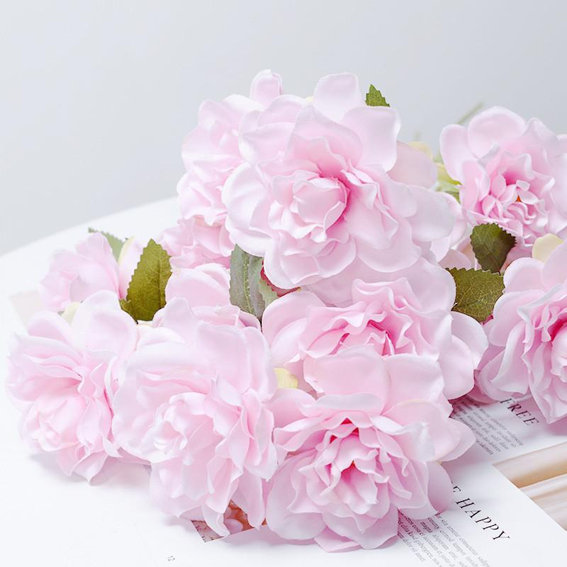 Gardenia Fake Flower Arrangement For Wedding Celebrations And Decor Home