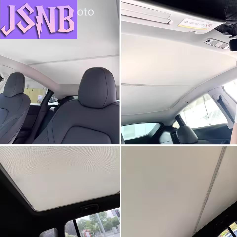 New for Volvo EX30 Sunshade Roof Car Foldable Glass Roof Ice Crystal Thickened Accessories Ice Crystal Thickened Sunshade