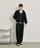 GLW Wide Double-Pleat Sweatpants Black