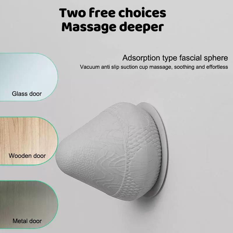 Adsorption Type Fascia Ball Massage Cone Plantar Lumbar Back Shoulder And Neck Whole Body Meridian Points Silicone Fascia Ball