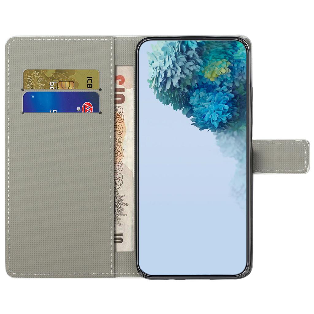 For iPhone 16 Plus Wallet Case Pattern Print PU Leather Flip Phone Cover