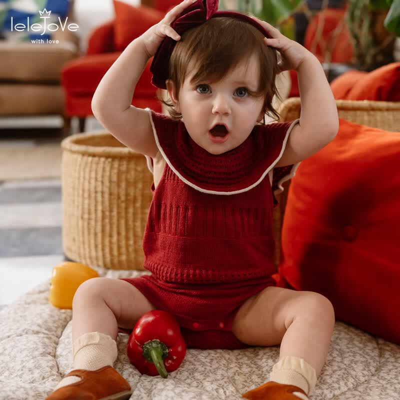 LELE JOVE Kids Knitted Romper