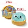 Soft Giant Dumpling Squishy Bun Toy: Transparent Glitter Squeeze Toy, Asmr Stress Relief Ball Slow Rebound, Sensory Fidget Toys