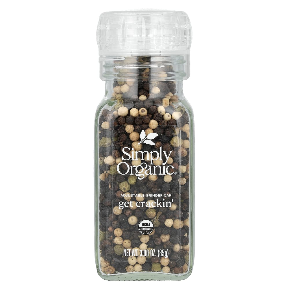 Simply Organic Pepper Grinder 85g (3.00 oz)