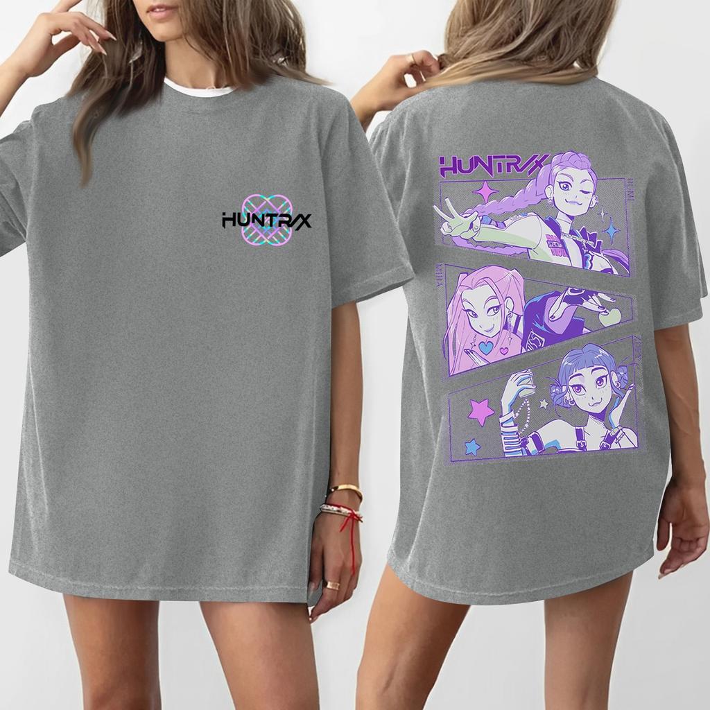 Women's Round Neck Printed Short-sleeved T-shirt Top