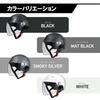 LEAD Industries (LEAD) Motorcycle Helmet Jet SERIO Half Helmet with Shield, Smoky Silver RE40 - One Size