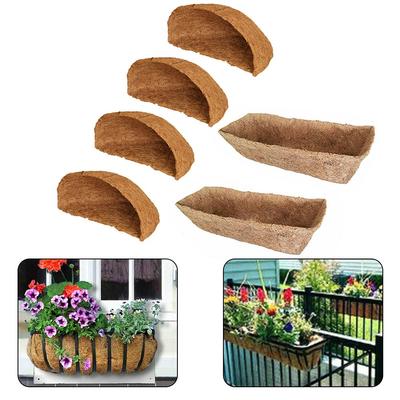 Breathable Coconut Palm Mat Flower Basket Flowerpot Gardening