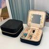 Tragbares Schmuckkästchen Kompakte und praktische Schmuckaufbewahrungsbox Stilvolle Zubehör-Organisationsbox