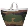 Herve Chapelier 725W Dragee Tug Boat Shape Tote Bag L Camouflage X SilverUsed