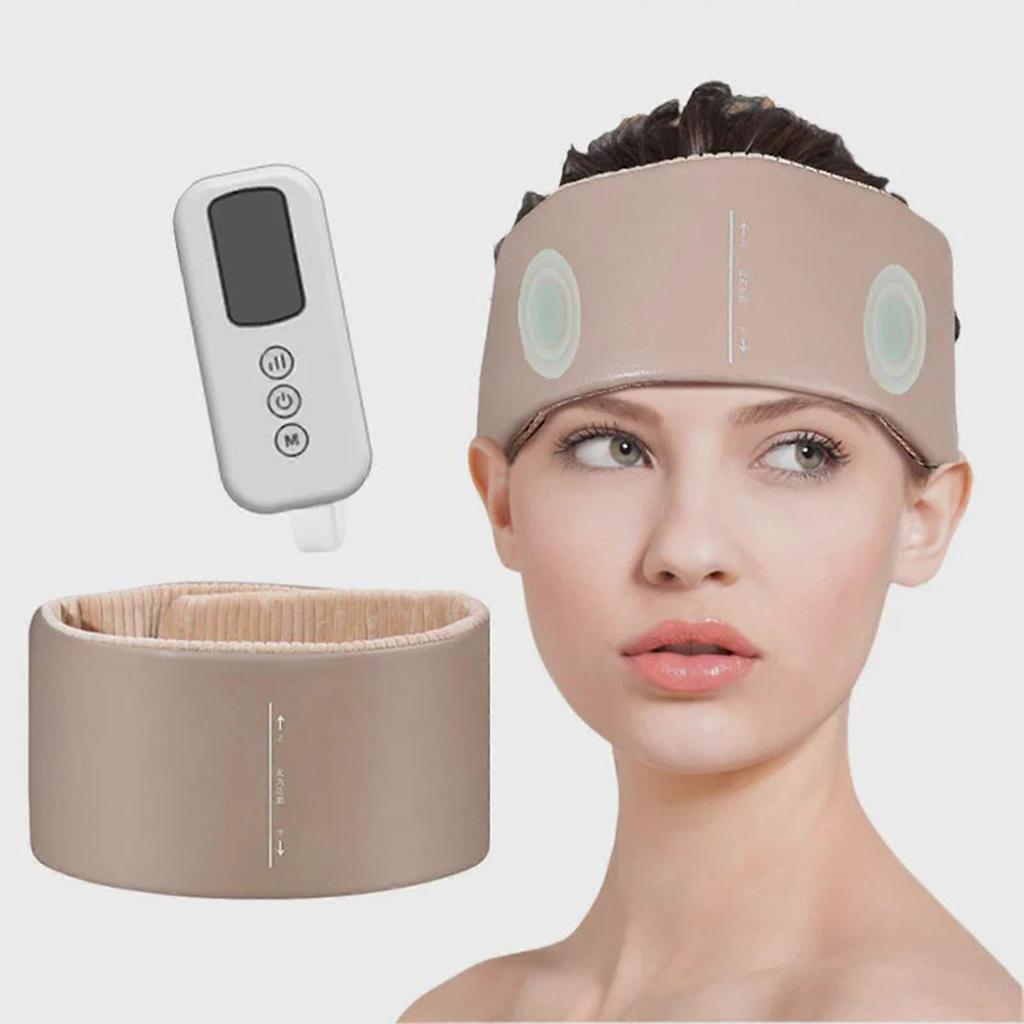 Electric Head Massager Machine for Headache Stress Pain Relief Wireless Head Massager for Women Men