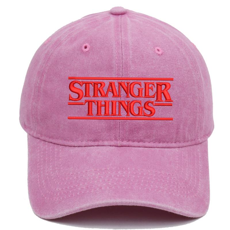 Stranger Things Hat Season 5 Hot Sale Embroidery Washed Baseball Cap Men and Women