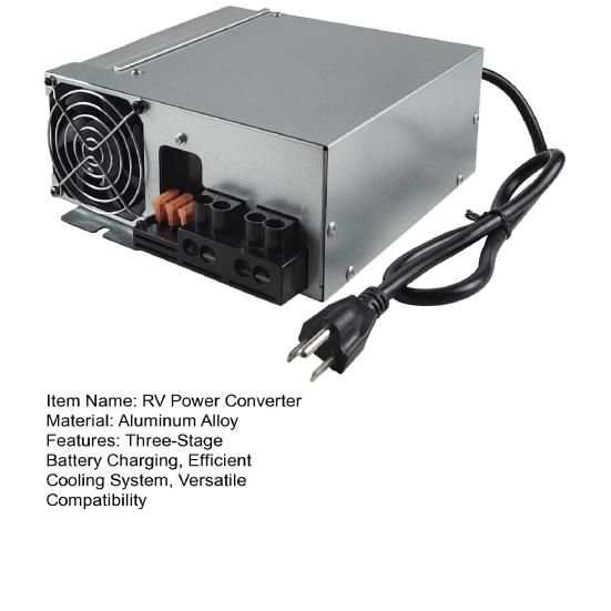 Conversor de Potência para RV 60A 1000W Carregador de Bateria Automático de Três Estágios com Ventoinha de Refrigeração PD9260C Conversor de Substituição