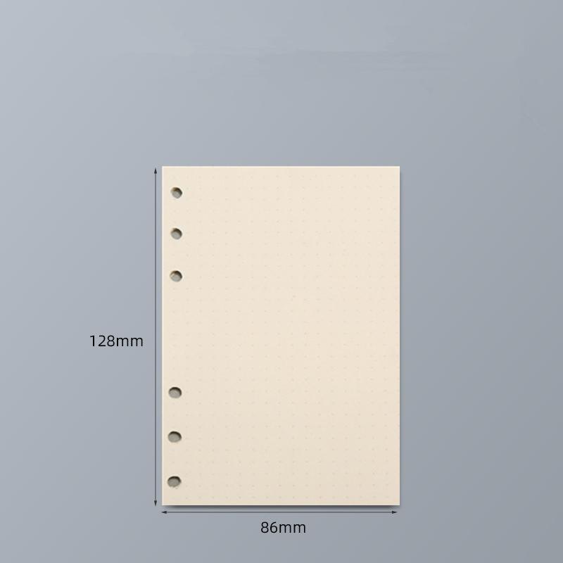 45 Sheets A5 A6 A7 Loose Leaf Notebook Refill Spiral Binder Inner Page Line Blank craft Grid Inside Paper Stationery