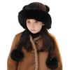 Child's Warm Knitted Wool Pullover Hat with Ear Protection