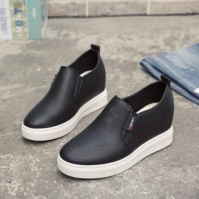 Inner Heightening Loafer Single Shoes Women's Shoes Spring and Autumn New Women's Shoes Platform Casual Shoes