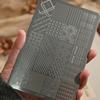 Sturdy Stainless Steel Nails Stamp Plate with Detailed Pattern for Home Nails Designs Applications