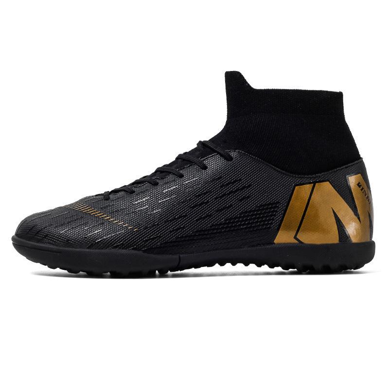 Training Nails Spikes 2025 Students Grass Broken Sneakers Competition Football Shoes Men's High Top New Teens